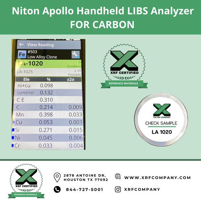 XRF Company Certified RENTAL Company Thermo Scientific Niton Apollo Handheld LIBS Analyzer For Metal Recycling