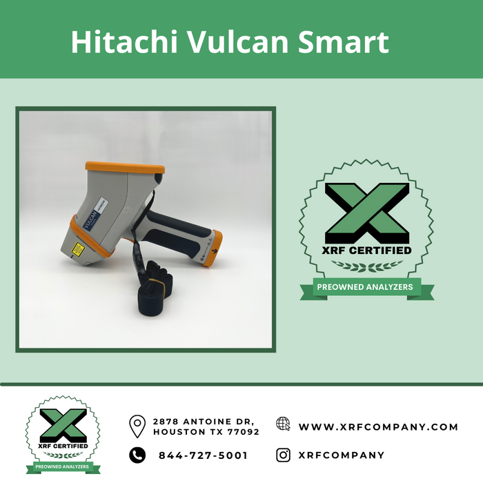 XRF Certified Lease to Own Hitachi Vulcan Smart Handheld LIBS Analyzer Gun For LIBS/Laser
