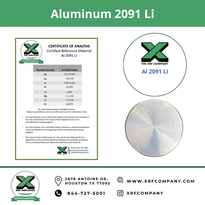 Aluminum 2091 Li