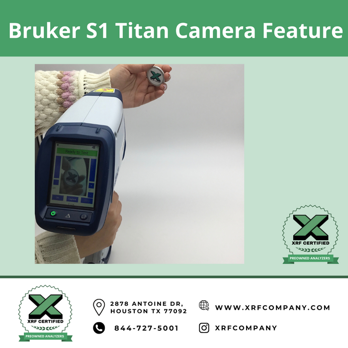 XRF Certified RENTAL Bruker S1 Titan Handheld Analyzer Gun for Light Elements