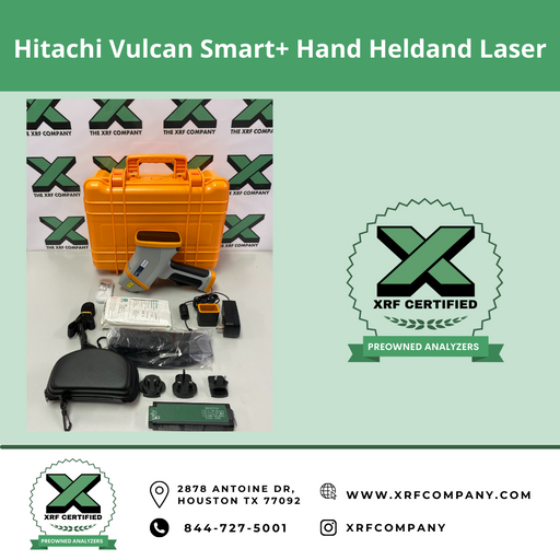 XRF Company Certified RENTAL Hitachi Vulcan Smart Handheld LIBS Analyzer Gun For Metal Fabrication